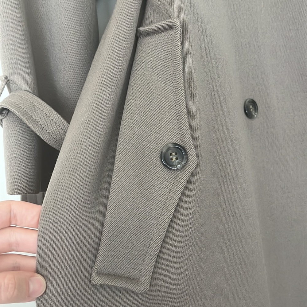 Tan wool Christian Dior trench coat - Picture 2 of 8